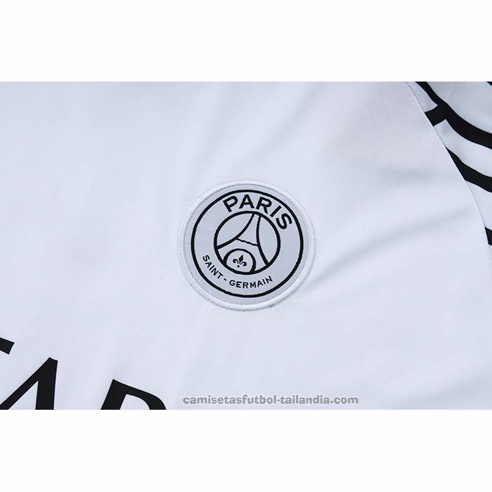Chandal del Paris Saint-Germain Jordan Manga Corta 25/26 Blanco - Pantalon Corto